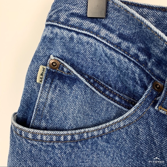 LL Bean | Vintage Flannel Lined Jeans Classic Fit - Picture 4 of 7